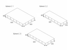 BEST BOHEMA výška 80mm colormix etna STANDARD